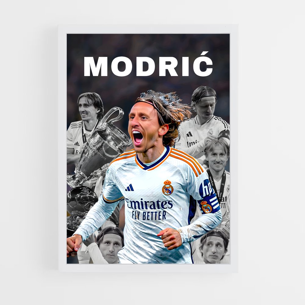 Poster Luka de modric (vue 3)
